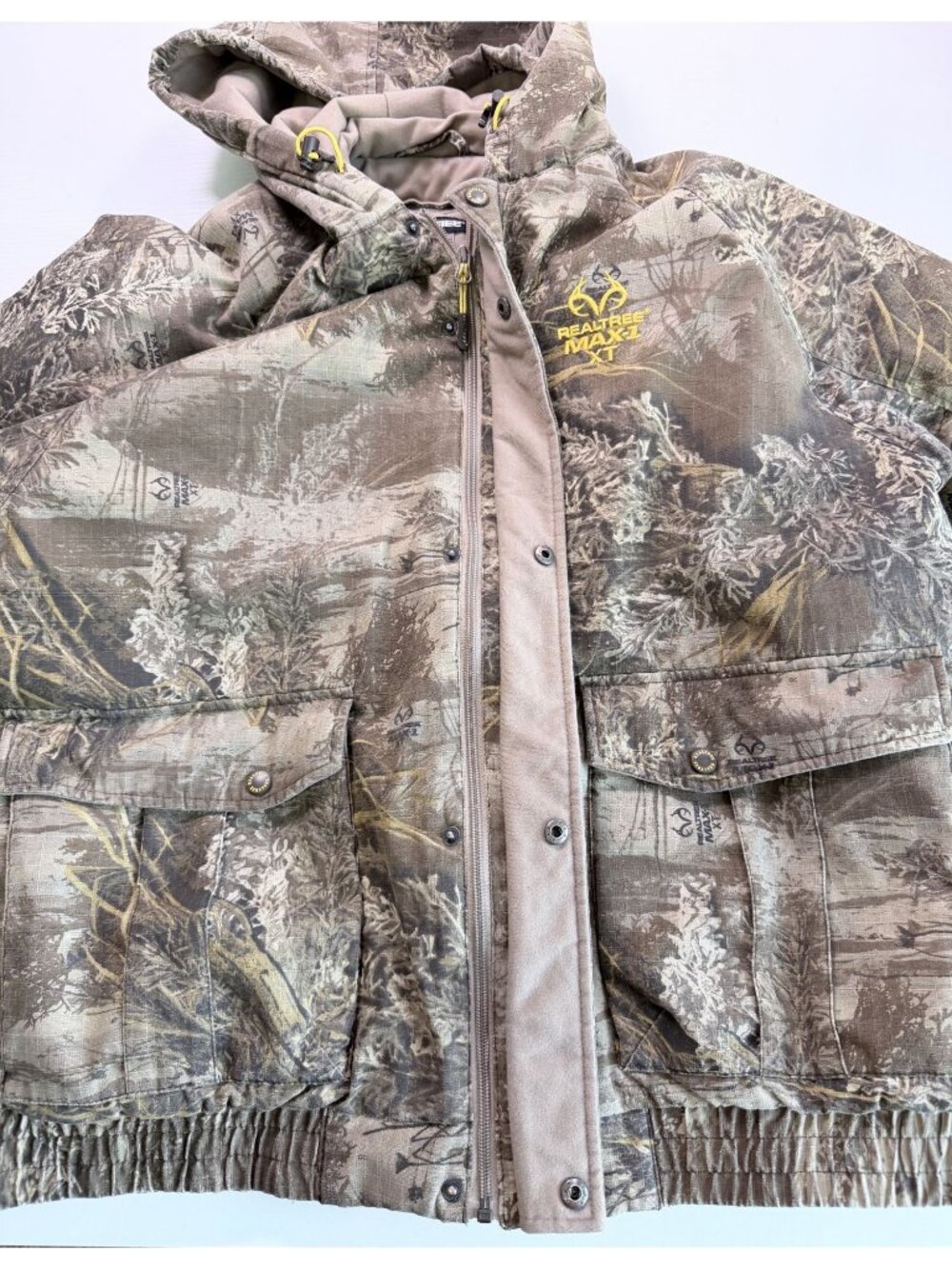 Realtree Max-1 XT Jacket Mens 2XL Camo Hunting Coat L Heavy Insulated Hoodie - Picture 12 of 16